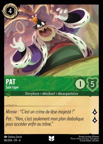 086/204 Pat, Sale type