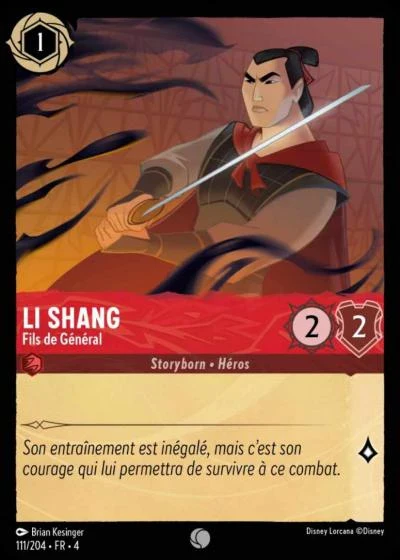 111/204 Li Shang, Fils de Général