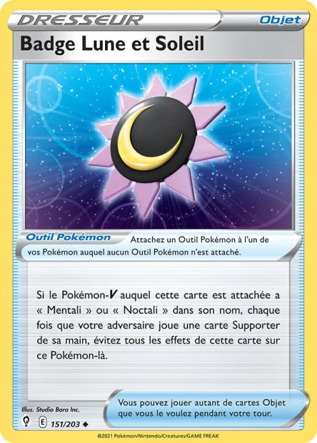 151/203 Badge Lune et Soleil