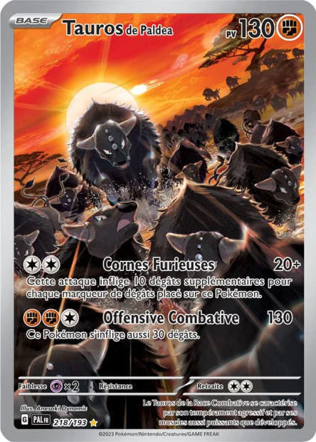 218/193 Tauros de Paldéa