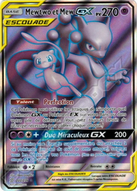 222/236 Mewtwo et Mew-GX